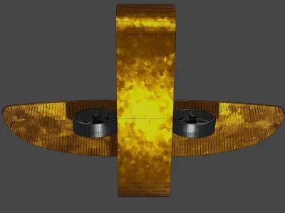 Scout Submarine Free low-poly 3D model