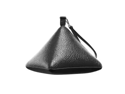 Triangle Leaher Pocket 3D model