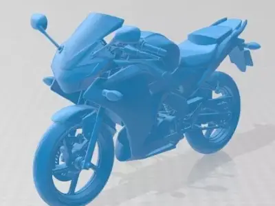Honda CBR 125R 2011 Printable Motorbike 3D print model