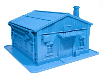 Small factory 3D print model get