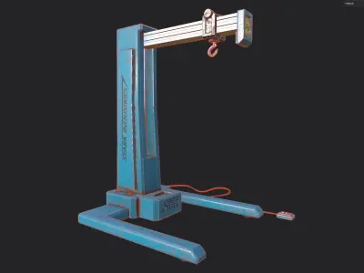 CRANE STARK INDUSTRIES IRON MAN Low-poly 3D model