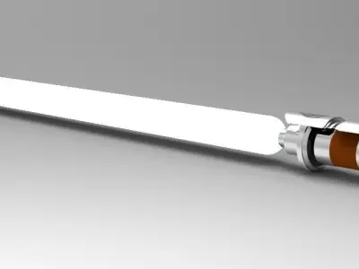 Jedi lightsaber Free 3D model