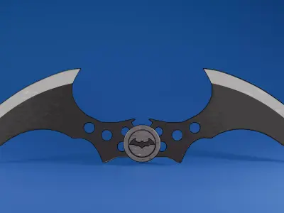 Arkham Asylum Batarang 3D model