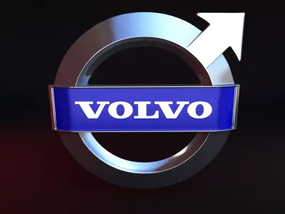 volvo logo 3D model by NiosDark from CGTrader