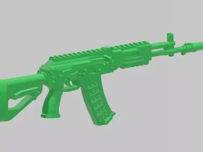 AK-12 3D resin Scale 1-35 3D print model