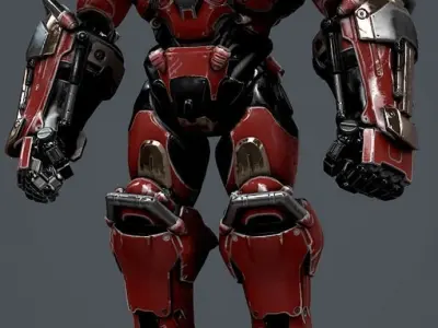 Sci Fi Power Suit - Advanced Pack 3D model