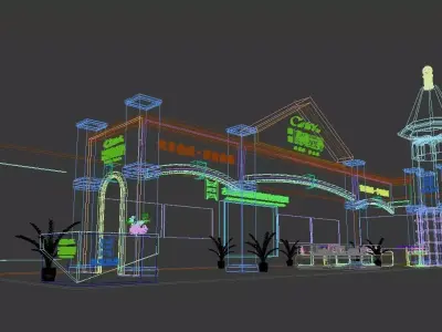 Exhibition - Area - 5X16-3DMAX2009-53 3D model