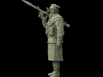 Taliban Soldier 02 3D print model