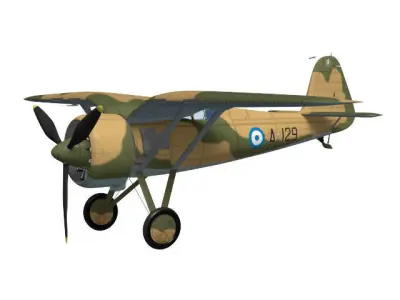 PZL P24f 3D model