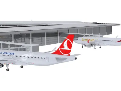  Terminal International Airport and Airplanes 