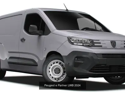 Stellantis small commercial vehicles 2024 3D Model Collection