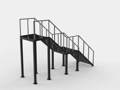 staircase 3D model purchase