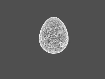 Ancient Dragon Egg Volcanic Core   3D model