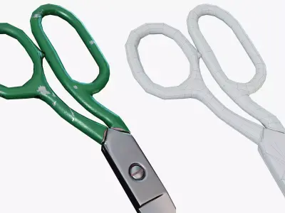 Scissors Tailor Low-poly 3D model