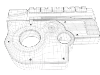 Arma corta Props 3D model