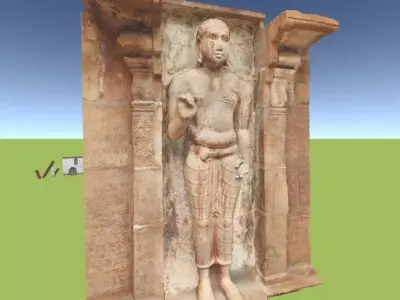 Buddha Full Body Photoscanned Wall Sculpture 3d model 3D model
