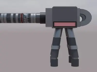  advanced mg turrent 3D model