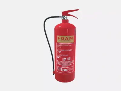 Foam Fire Extinguisher 3D model
