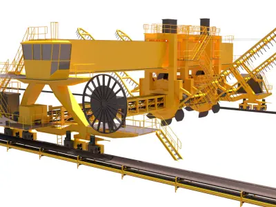 retomadora ponte 3D model