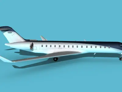 Bombardier Global 7000 V07 3D model