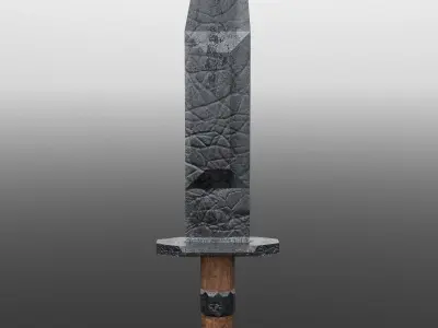 Modular Melee - Knife Pack Low-poly 3D model