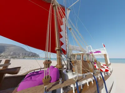 Boat Model Sailboats 3D model
