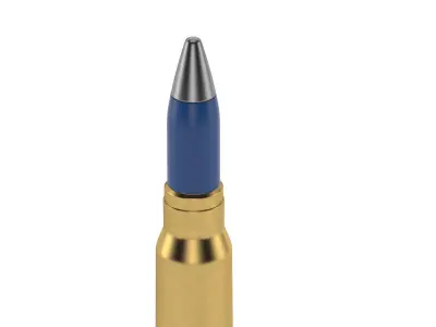 Bullet 20x102mm  Low-poly 3D model