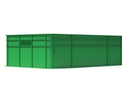 Plastic Fruit Crate 3D model