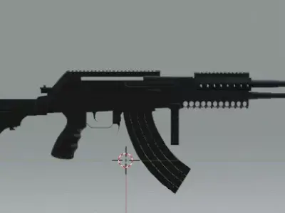 M762  Gun Free 3D model
