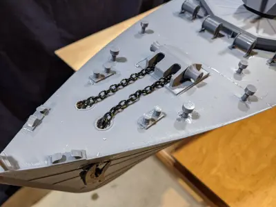 1 48 Castle Class Corvette RC Model Ship 3D print model