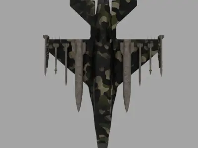 F-16 Jet Low-poly 3D model purchase