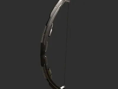 Bow Pack Low-poly 3D model