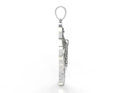 Saint Merry Diamond Pendant 3D print model