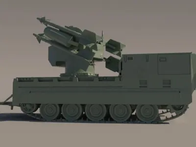 Anti aircraft M730A1 for 3D print 3D print model