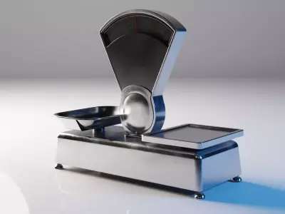 Balance Scale 3D model get