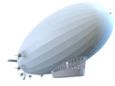 Zeppelin 3d model 3D model
