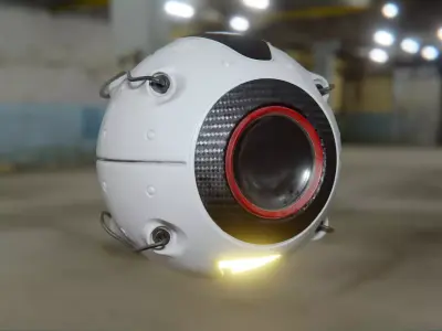 Drone Sci Fi Low-poly 3D model