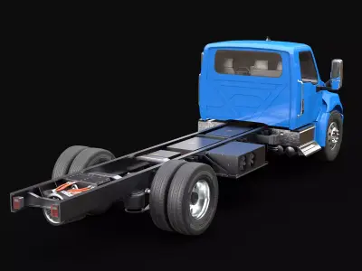 International eMV Electric Truck 3D model