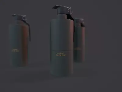 Smoke Grenade - Models and Textures Low-poly 3D model Low-poly 3D model