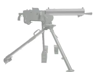 Polish WW2 machine gun CKM wz30 3D print model