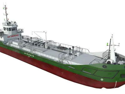 TANKER  Low-poly 3D model