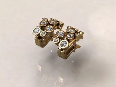 Earrings 4 3D print model