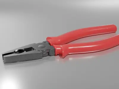 pliers Low-poly 3D model get