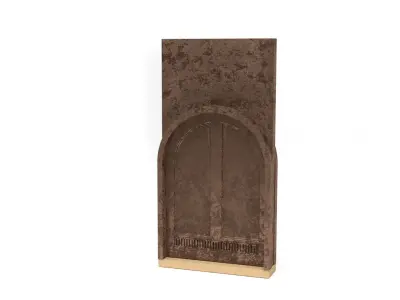 Jabbas Palace Door 1-12 Scale Blackseries 3D print model