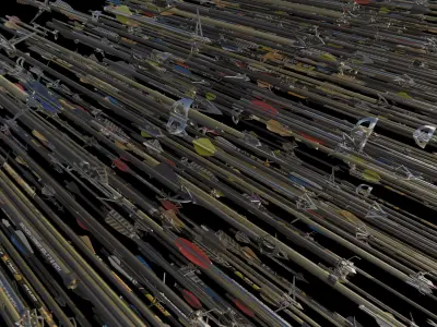  Modular Arrows and Bolts - Arrowhead Shaft Vane Nock 