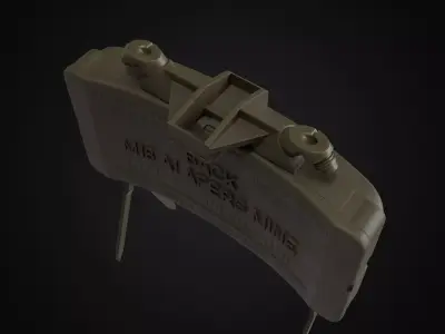 M18A1 Claymore Low-poly 3D model