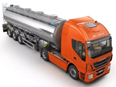 Iveco Stralis HI-WAY Tanker 3D model