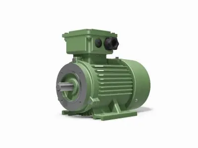 80 B34a Top IEC electric motor - 3D CAD model 3D model