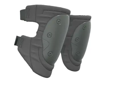 Knee Pad Black Hawk - Marvelous Designer 3D model