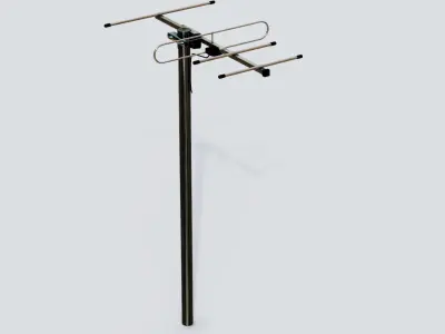 Antenna 18 Low-poly 3D model